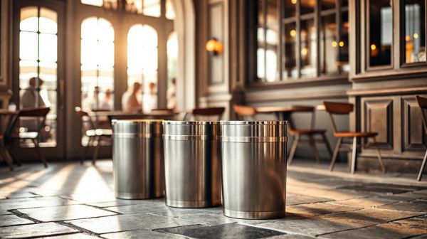 Poubelles élégantes et fonctionnelles pour votre quotidien