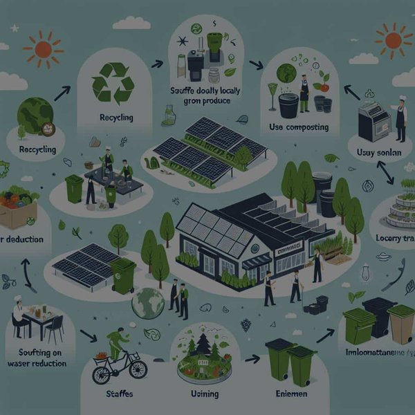 Quelles stratégies pour réduire l'empreinte écologique de votre chaîne de restaurants grâce à des initiatives durables ?